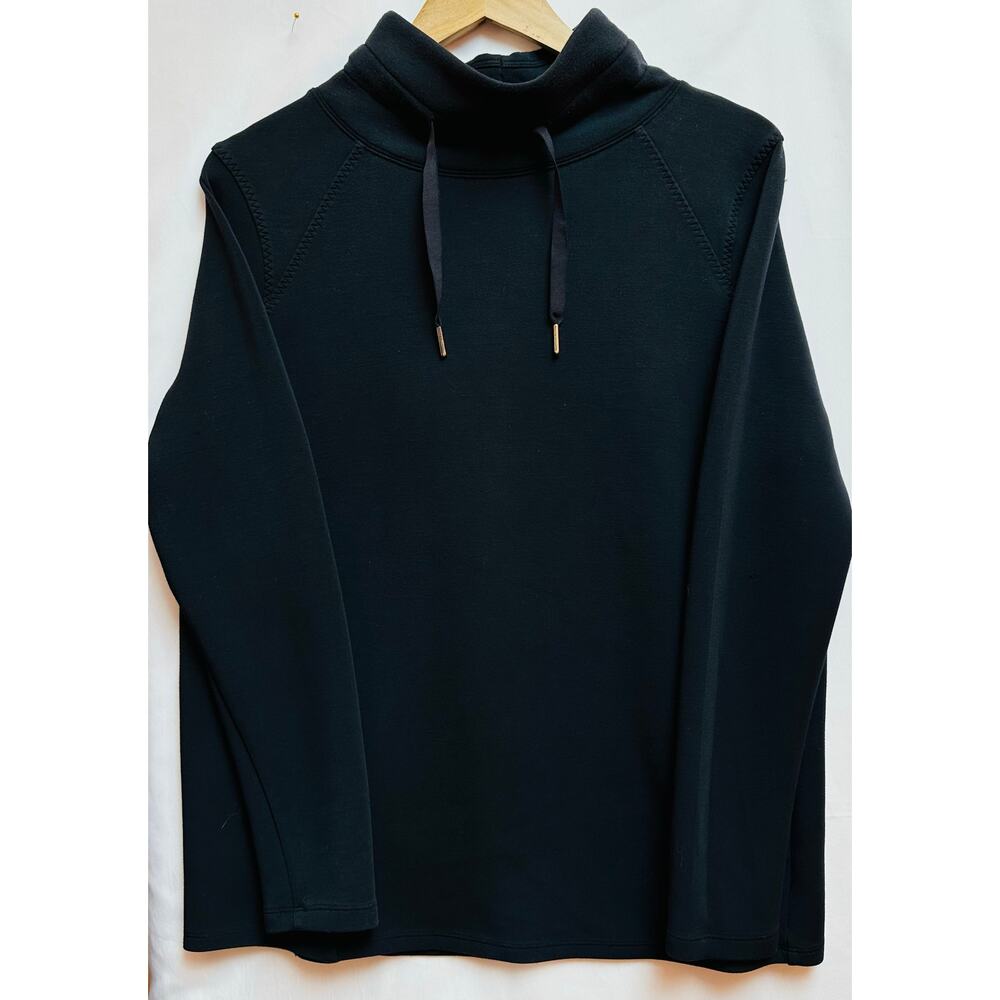 Spanx Airessentials Black Pullover Sweatshirt And… - image 1